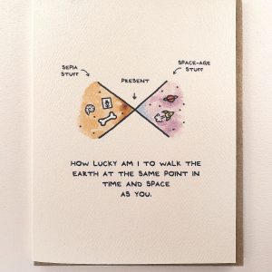 How Lucky Am I? Friendship Card