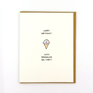 Sprinkles On Top Birthday Card