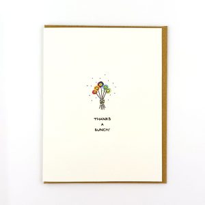 Thanks A Bunch Thank You Card