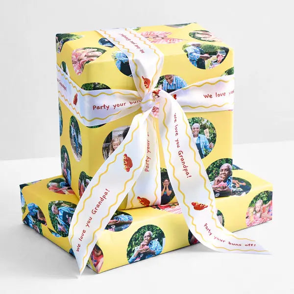 Upload Your Own Custom Wrapping Paper - 1 Photo Repeating - Image 3