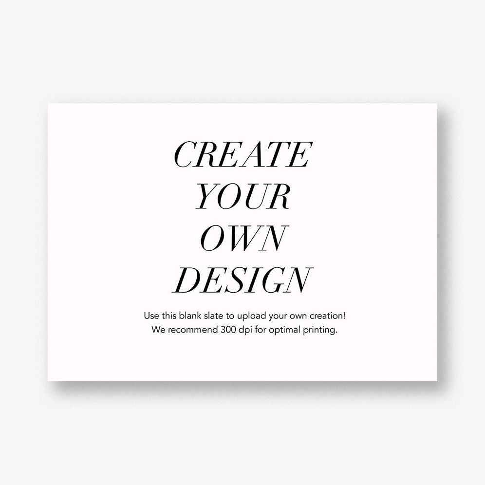 PP Upload Your Own A7 Horizontal Design