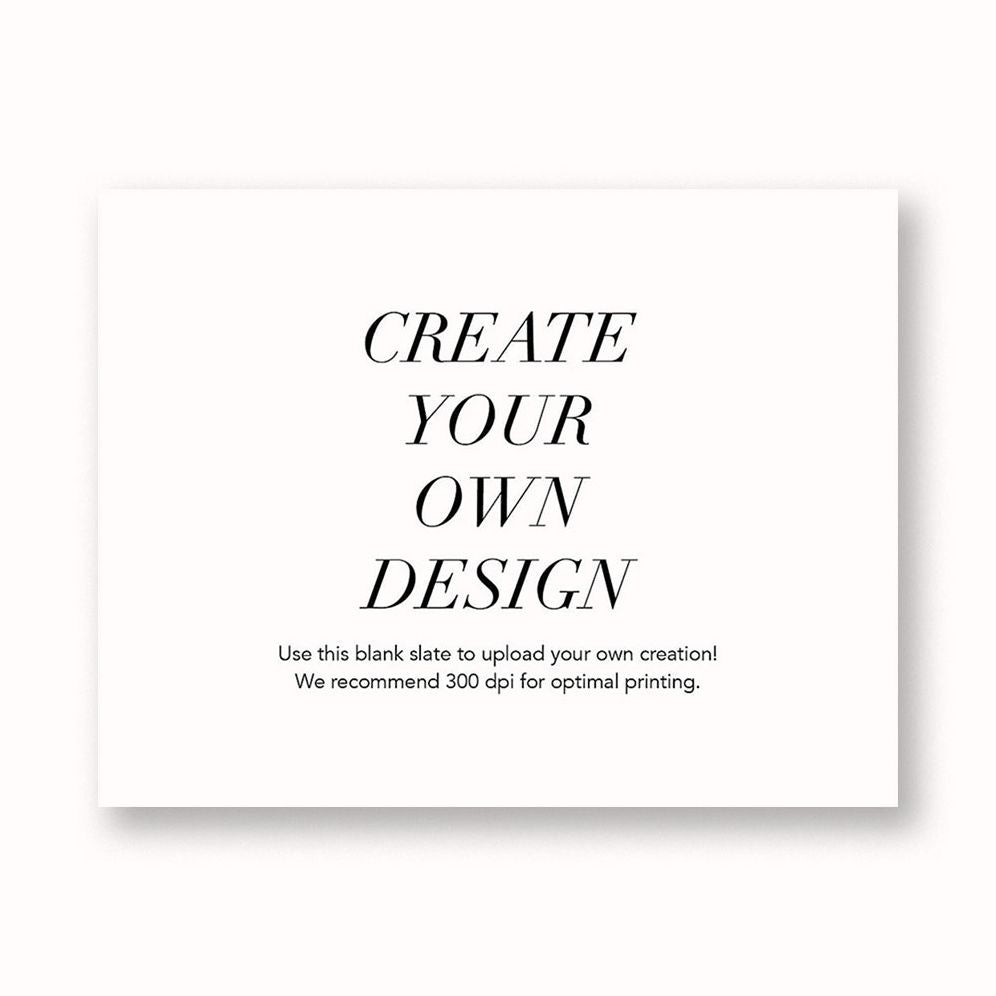 A2 Horizontal Design - Upload Your Own
