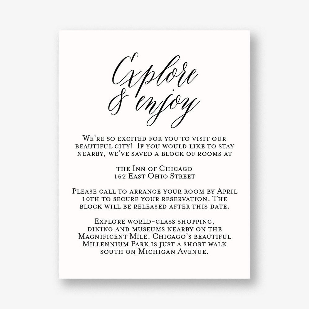 Overlay Information Card