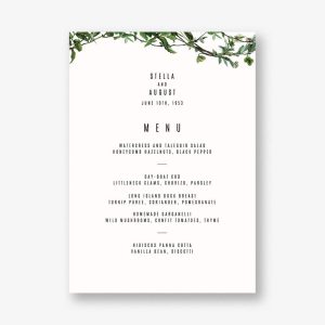 Chincoteague Menu