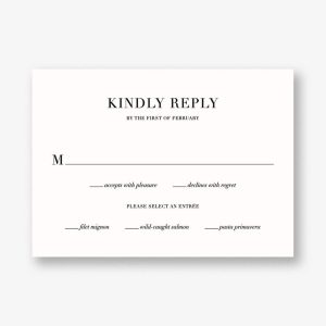 Napa Response Card