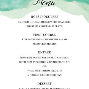 Emerald Menu