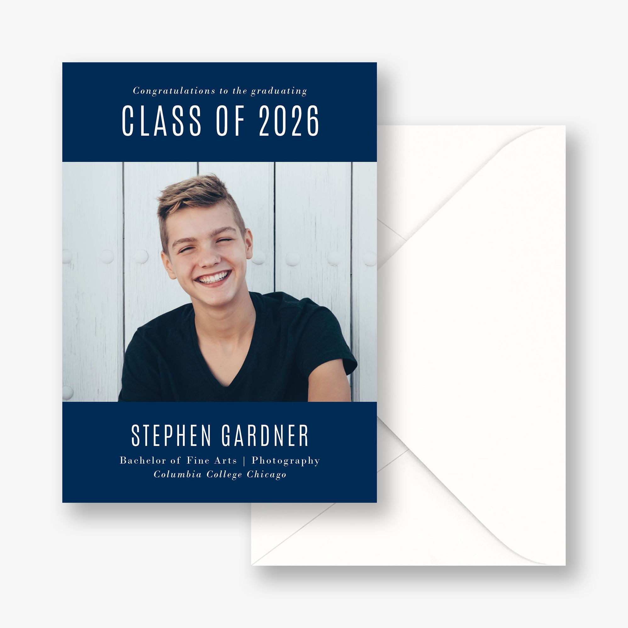 Color Bands Graduation Announcement - Image 2
