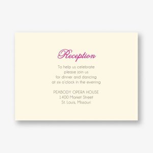 Tiara Quinceañera Information Card
