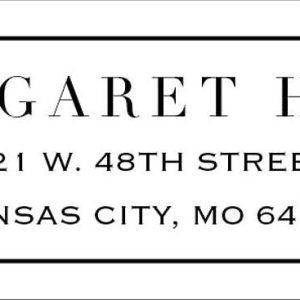 Fineline Foil Return Address Label
