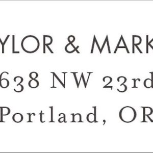 Mountainscape Return Address Label