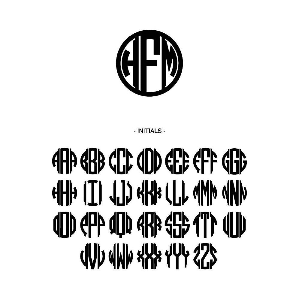 Blonde Tortoise Laser Cut Monogram Stirrers - Image 2