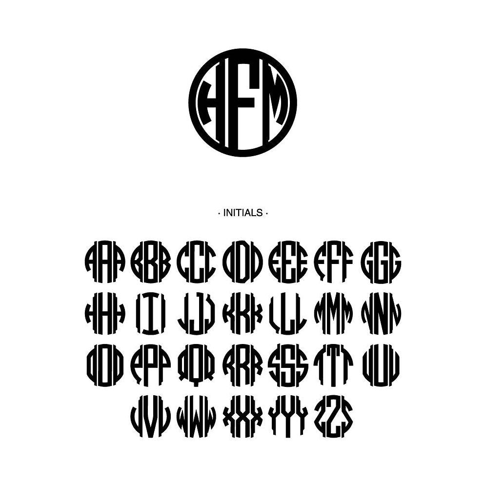 Cool Blue Laser Cut Monogram Skewers - Image 2