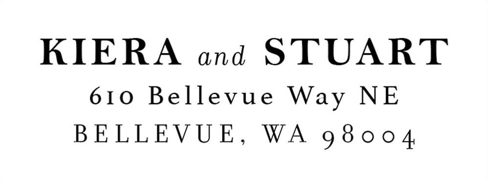 Estate Return Address Label