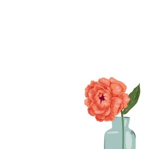 Bud Vase Personalized Notepad Set