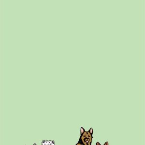 Dogs Personalized Notepad Set