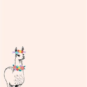 Llamas Personalized Notepad Set