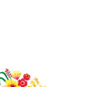 Spring Bouquet Personalized Notepad Set