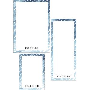 Watercolor Ripple Mixed Personalized Notepads