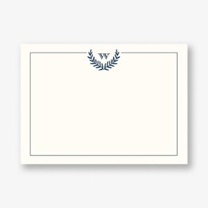 Monogram Laurel Stationery