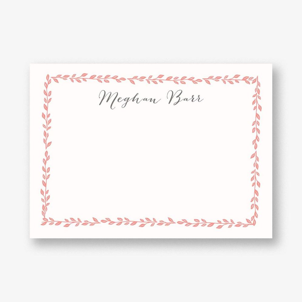 Laurel Border Stationery