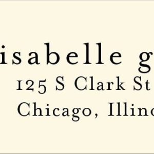 Footprints Return Address Label