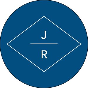 Diamond Monogram Circle Labels