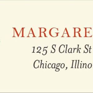 Winter Greenery Monogram Return Address Label