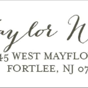 Olive Branch Return Address Label