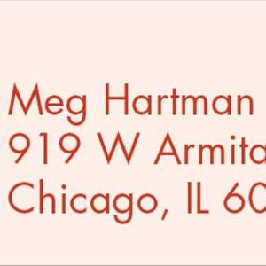 Peppermints Holiday Return Address Label