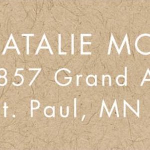 Mittens Return Address Labels