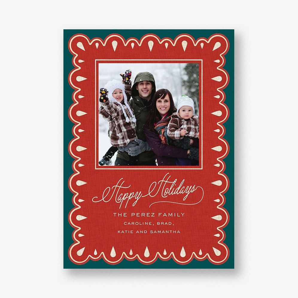 Frosted Frame Photo Card