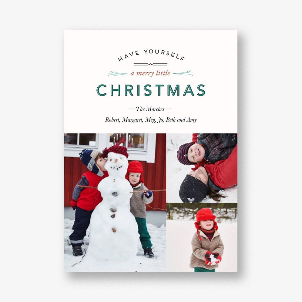 Wintry Tune Photo Card