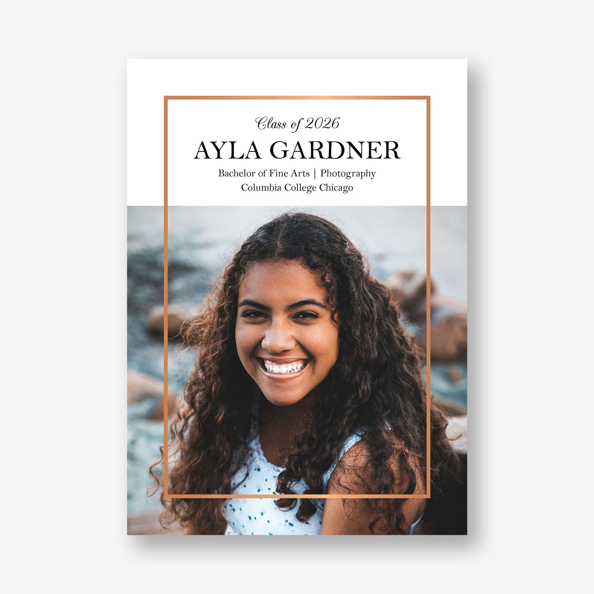 Thin Line Graduation Announcement - Image 6