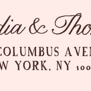 Modern Blush Return Address Label