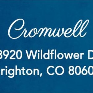 Many Blessings Holiday Return Address Label