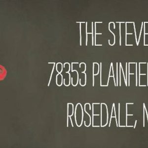 Magic Chalkboard Holiday Return Address Label