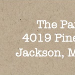 Peace On Earth Holiday Return Address Label