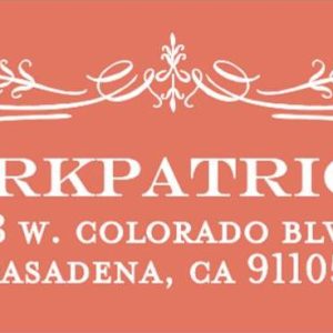 Filigree Color Return Address Label