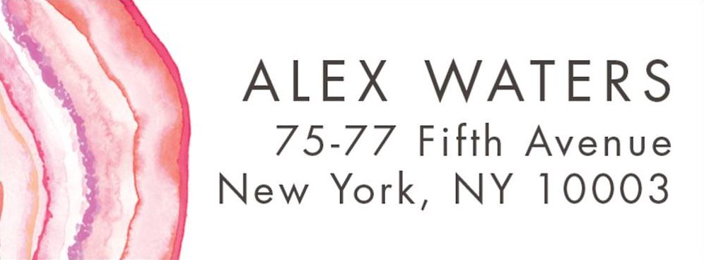 Geode Custom Return Address Labels