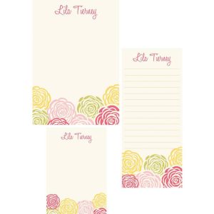 Roses Mixed Personalized Notepads