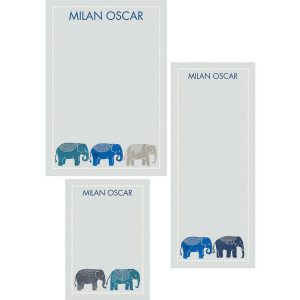 Elephants Mixed Personalized Notepads