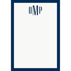 Border Monogram Personalized Notepads