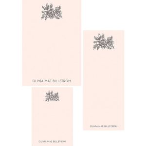 Floral Mixed Personalized Notepads