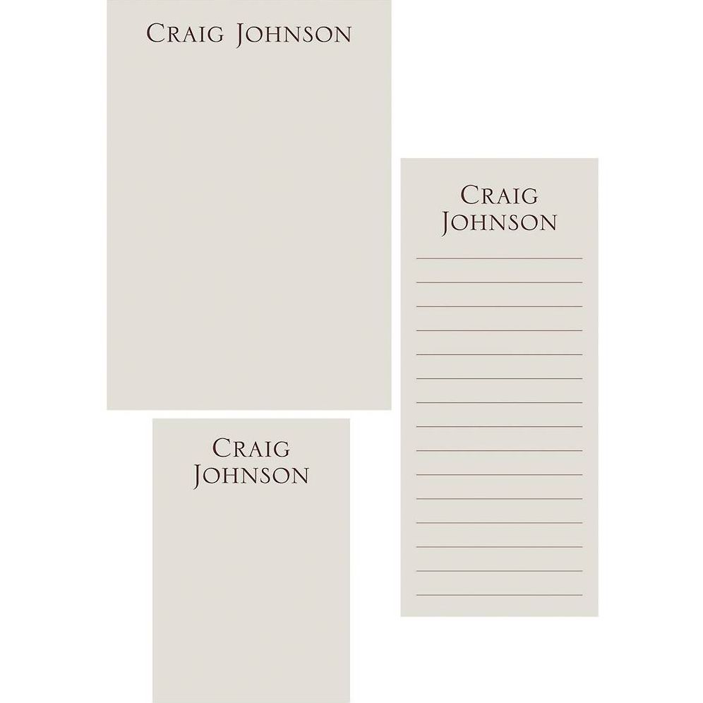 Mister Mixed Personalized Notepads