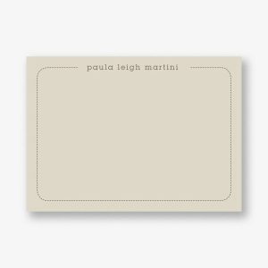Dashed Stationery