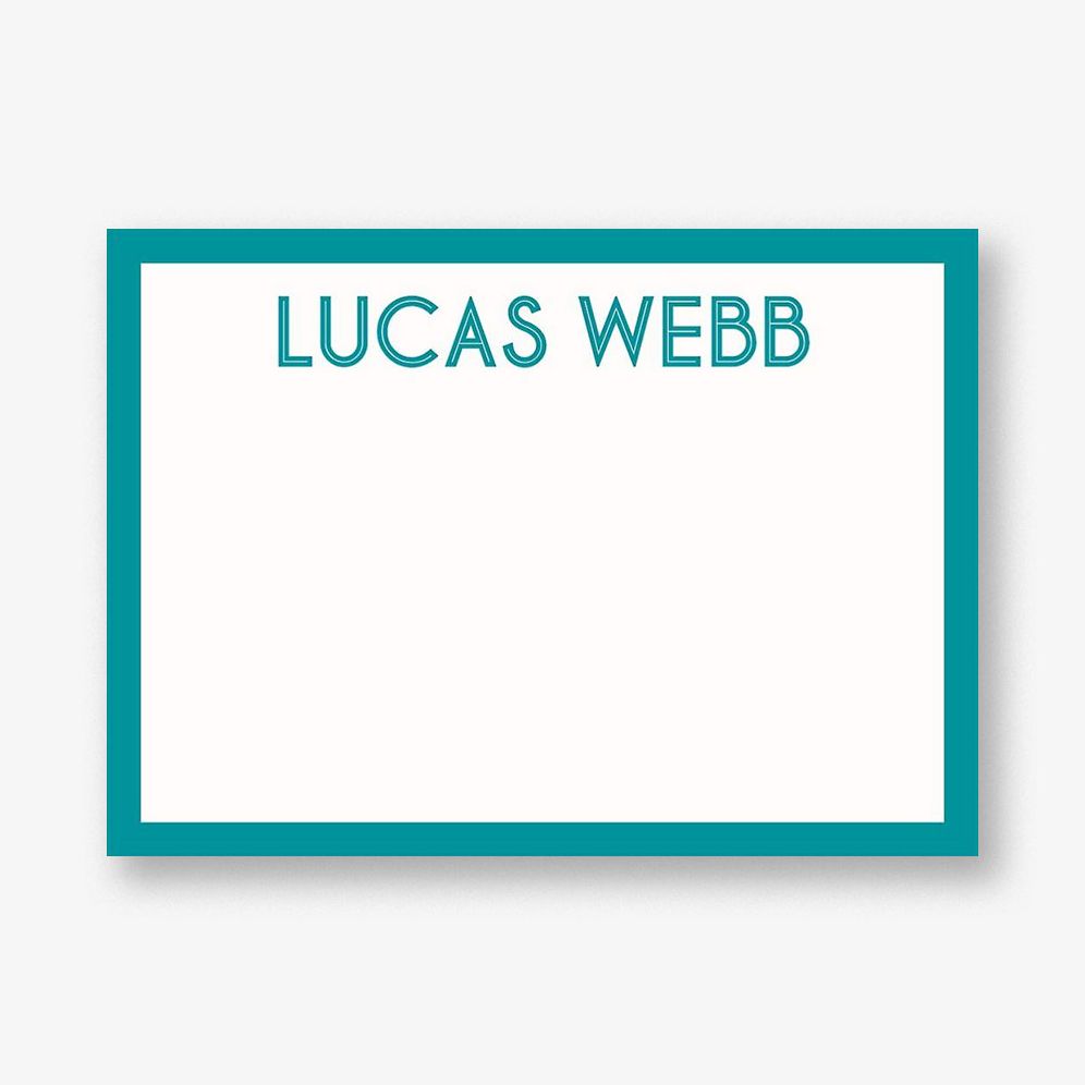 Thick Border A6 Stationery
