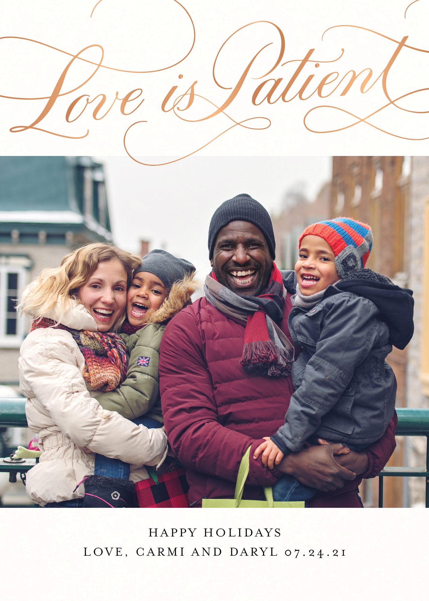 Patient Love Holiday Photo Card - Image 3