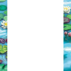 Water Lilies Personalized Notepad Set