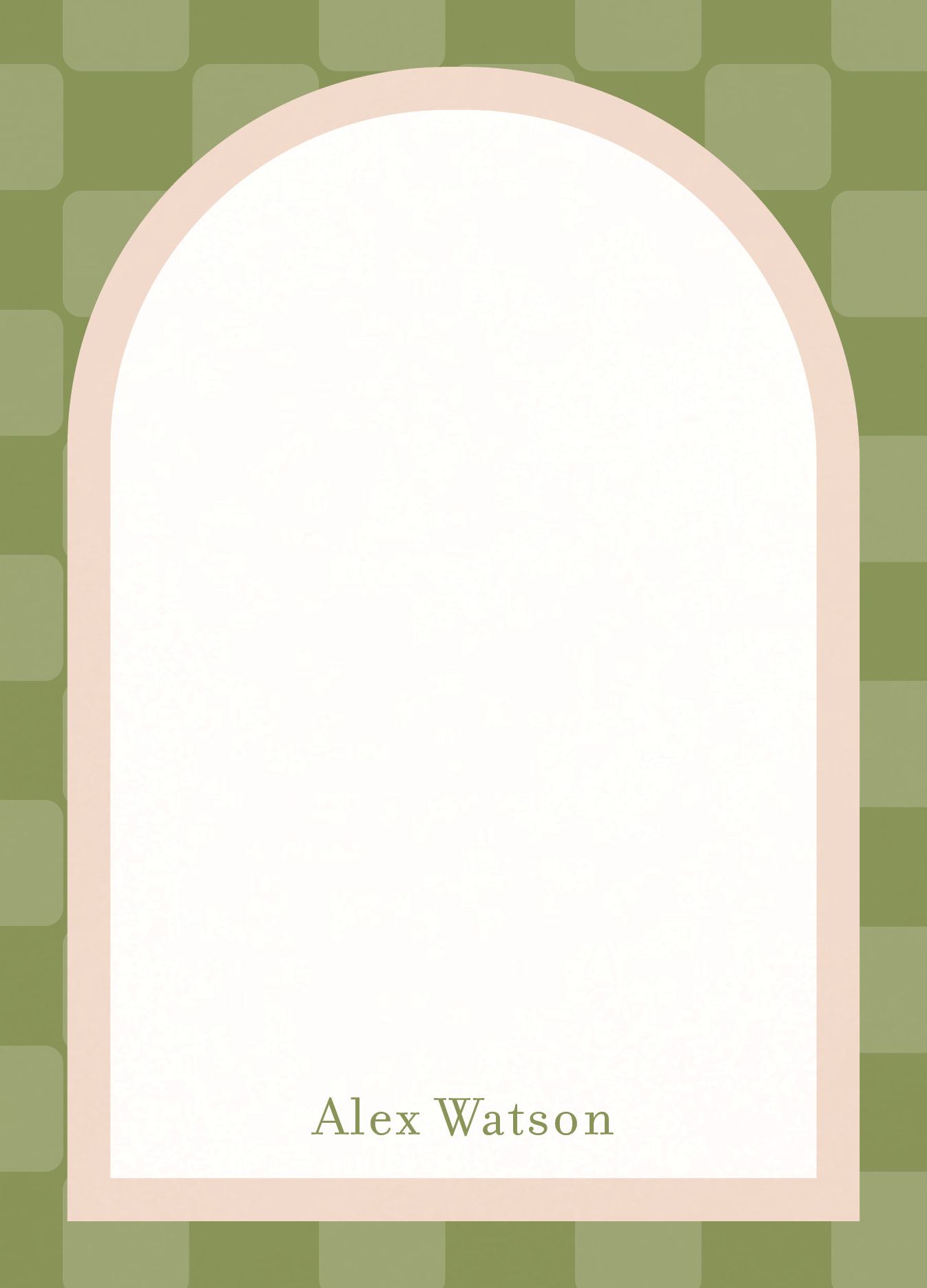 Checkered Arch Stationery - Image 2