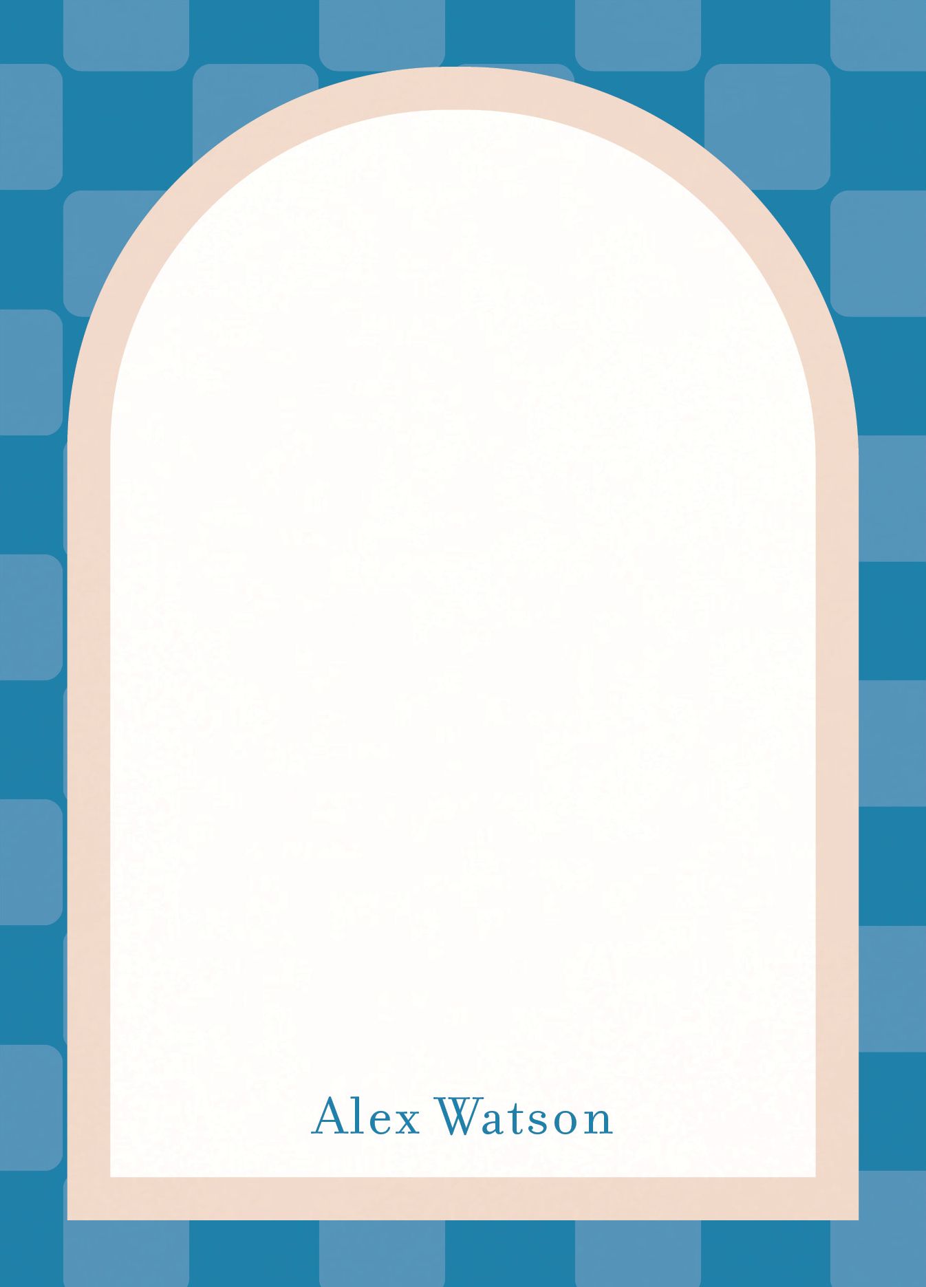 Checkered Arch Stationery - Image 3